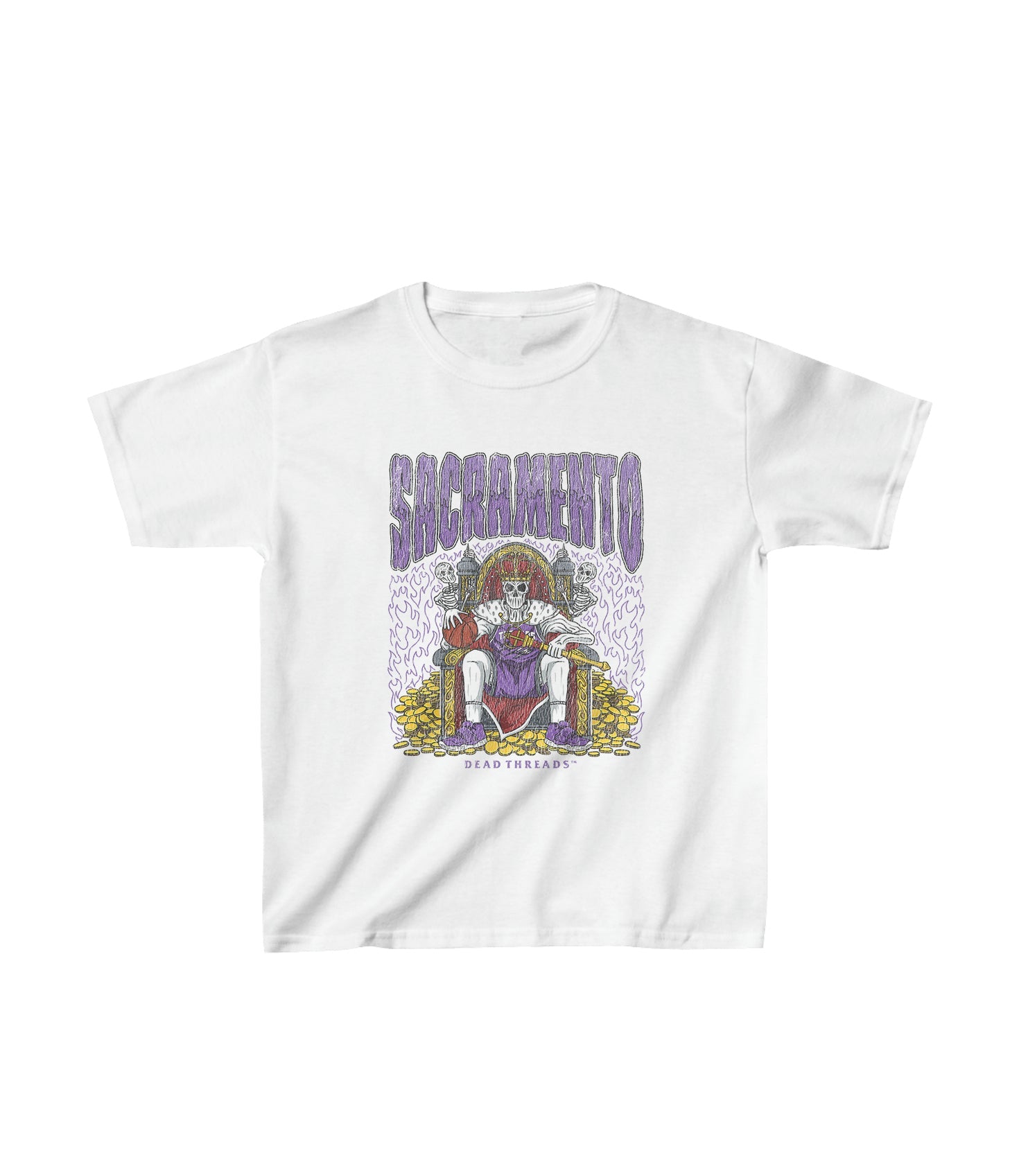 SACRAMENTO BASKETBALL - KIDS – Kids clothes – Dead Threads Apparel