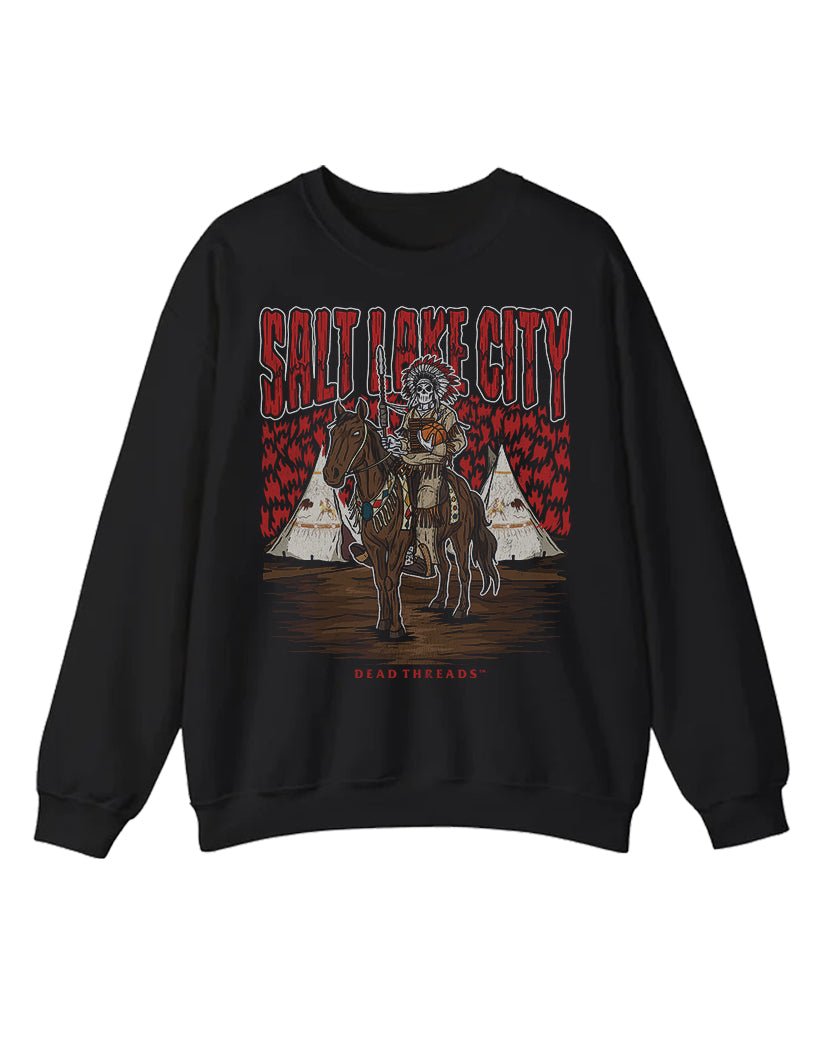 SALT LAKE CITY BASKETBALL CREWNECK SWEATSHIRT – Sweatshirt – Dead Threads Apparel