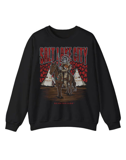 SALT LAKE CITY BASKETBALL CREWNECK SWEATSHIRT – Sweatshirt – Dead Threads Apparel