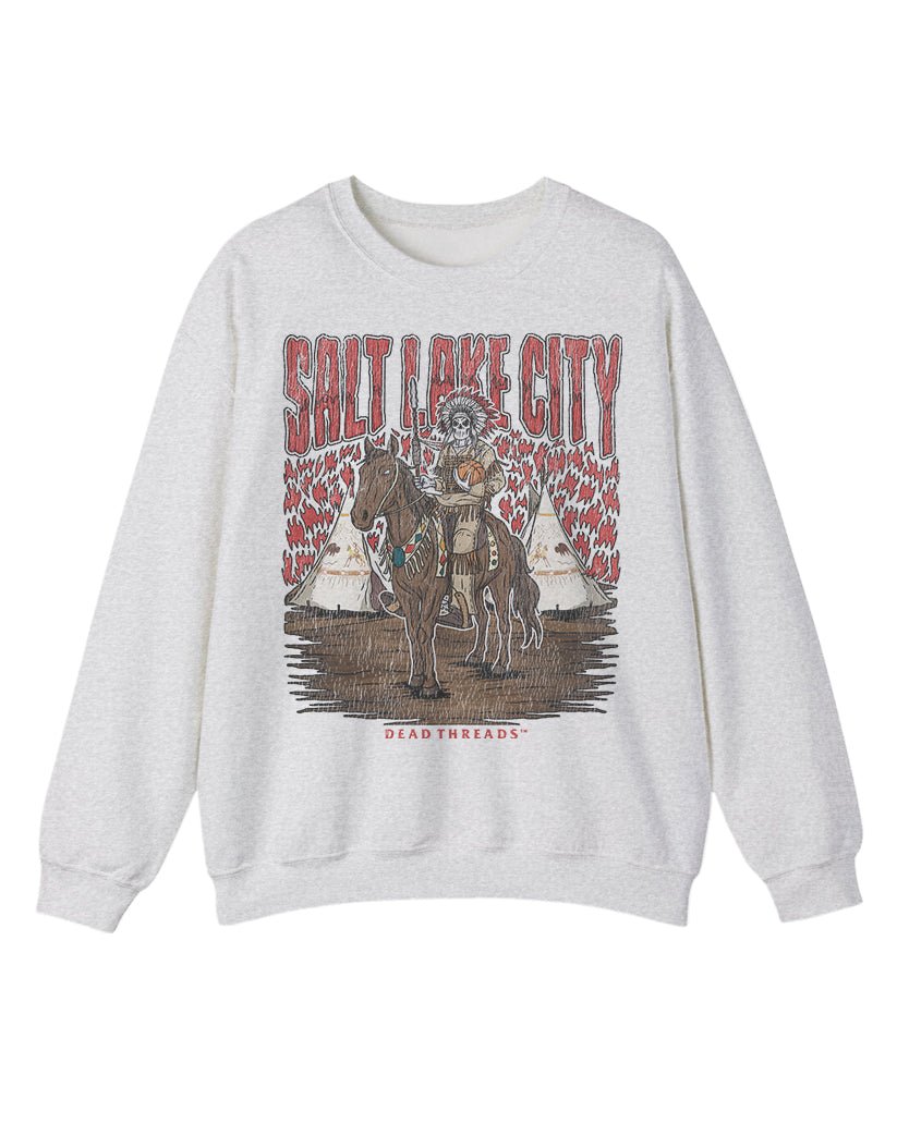SALT LAKE CITY BASKETBALL CREWNECK SWEATSHIRT – Sweatshirt – Dead Threads Apparel