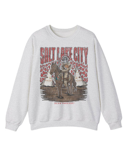 SALT LAKE CITY BASKETBALL CREWNECK SWEATSHIRT – Sweatshirt – Dead Threads Apparel
