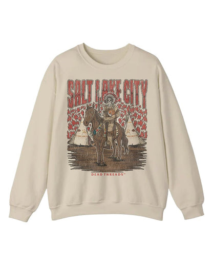 SALT LAKE CITY BASKETBALL CREWNECK SWEATSHIRT – Sweatshirt – Dead Threads Apparel