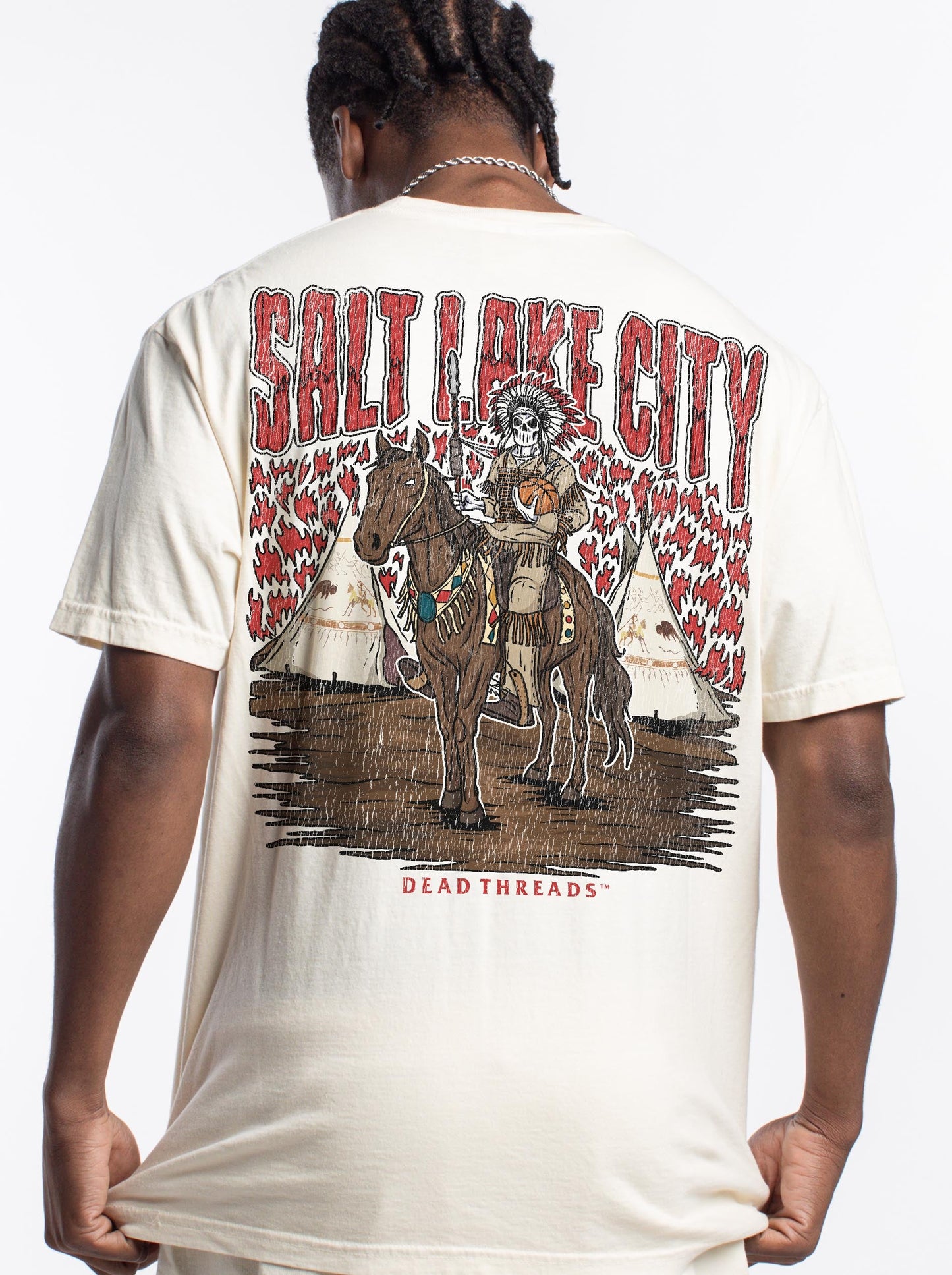 SALT LAKE CITY BASKETBALL - “DT ESSENTIAL" PREMIUM T - SHIRT – T-Shirt – Dead Threads Apparel