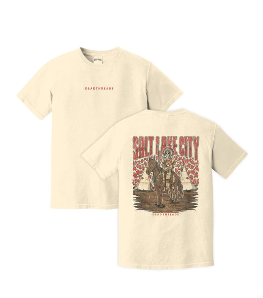 SALT LAKE CITY BASKETBALL - “DT ESSENTIAL" PREMIUM T - SHIRT – T-Shirt – Dead Threads Apparel