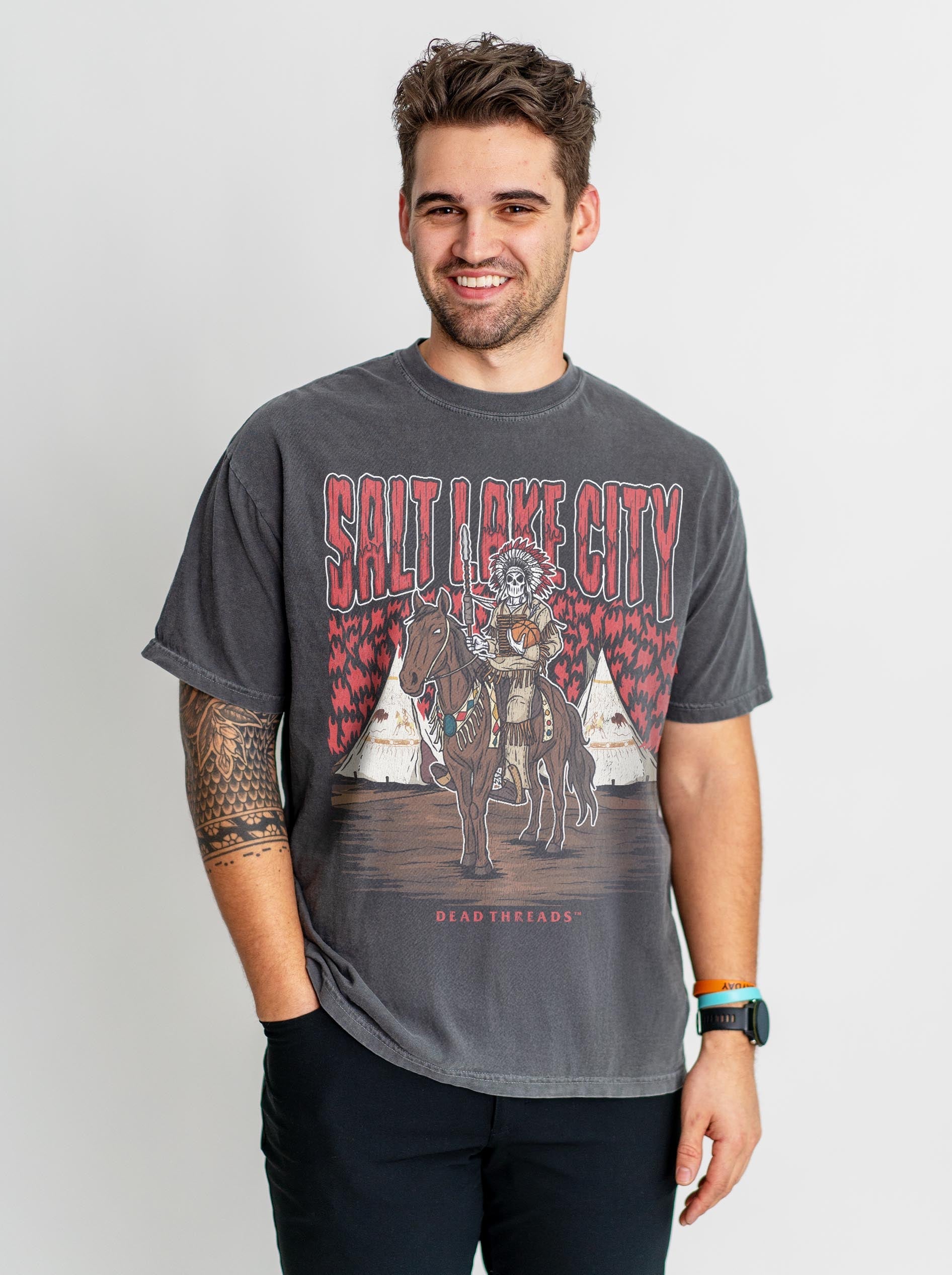 SALT LAKE CITY BASKETBALL – T-Shirt – Dead Threads Apparel