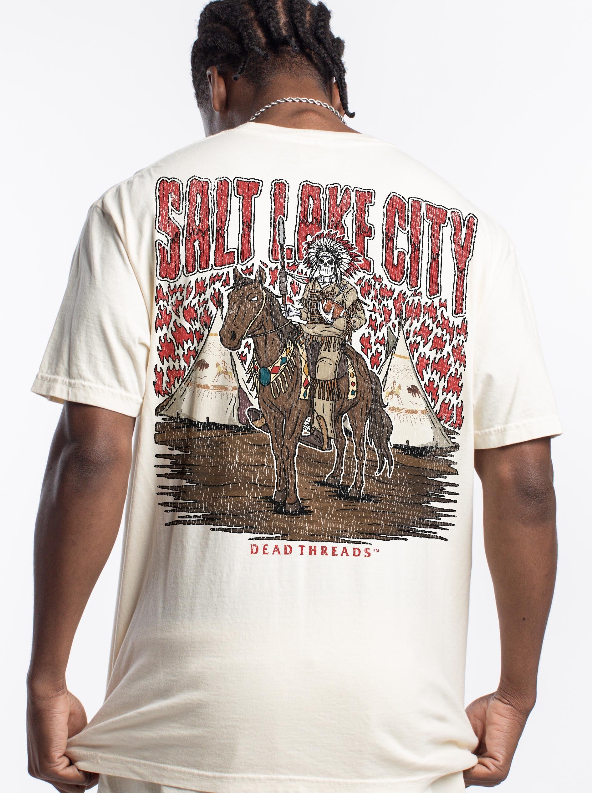 SALT LAKE CITY FOOTBALL - “DT ESSENTIAL" PREMIUM T - SHIRT – T-Shirt – Dead Threads Apparel