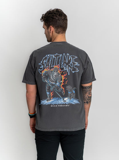 SALT LAKE HOCKEY - “3 SKULL” PREMIUM T - SHIRT – T-Shirt – Dead Threads Apparel
