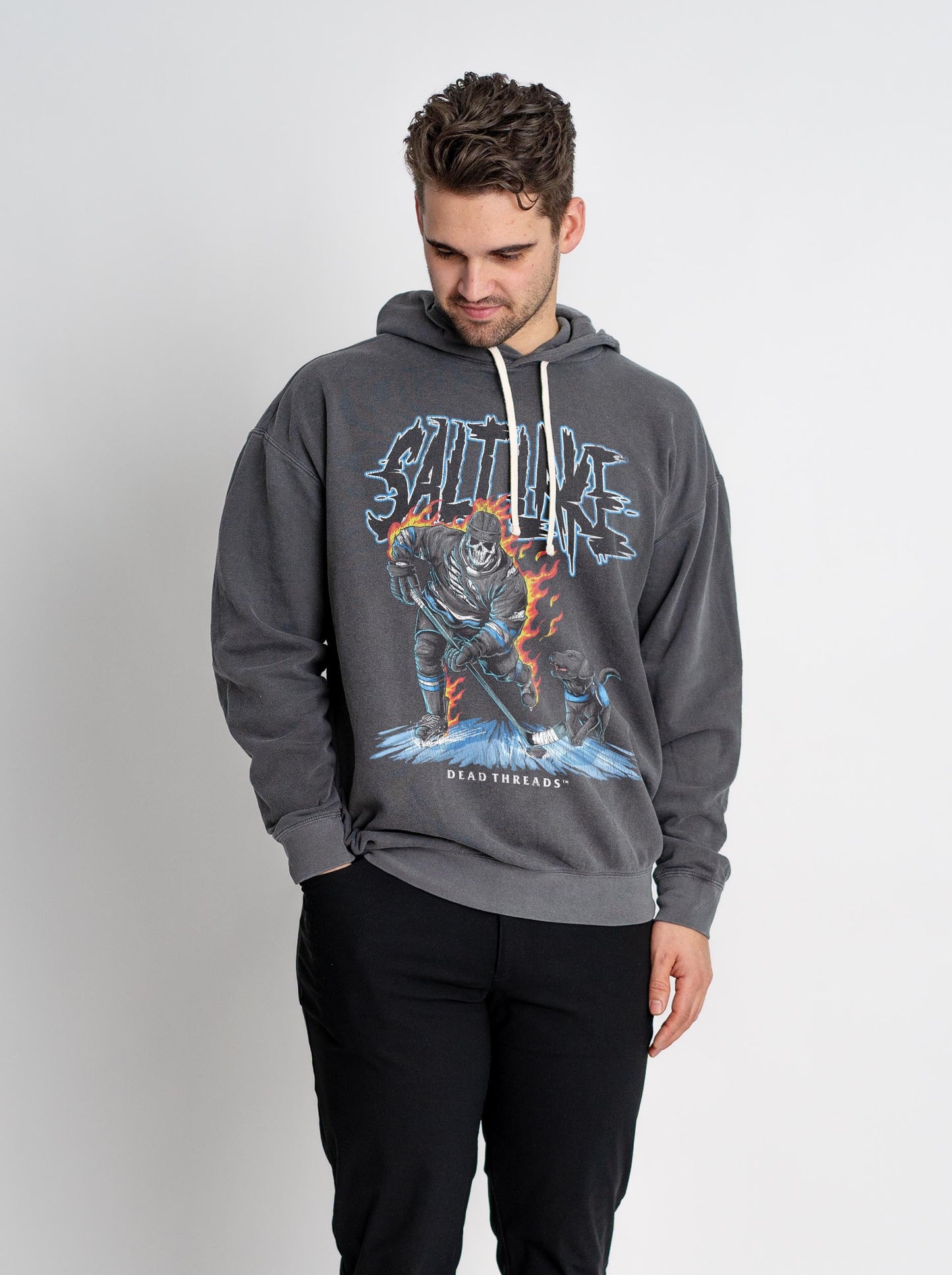 SALT LAKE HOCKEY - LIGHTWEIGHT HOODIE – Lightweight – Dead Threads Apparel