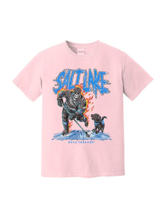 SALT LAKE HOCKEY - PINK – T-Shirt – Dead Threads Apparel