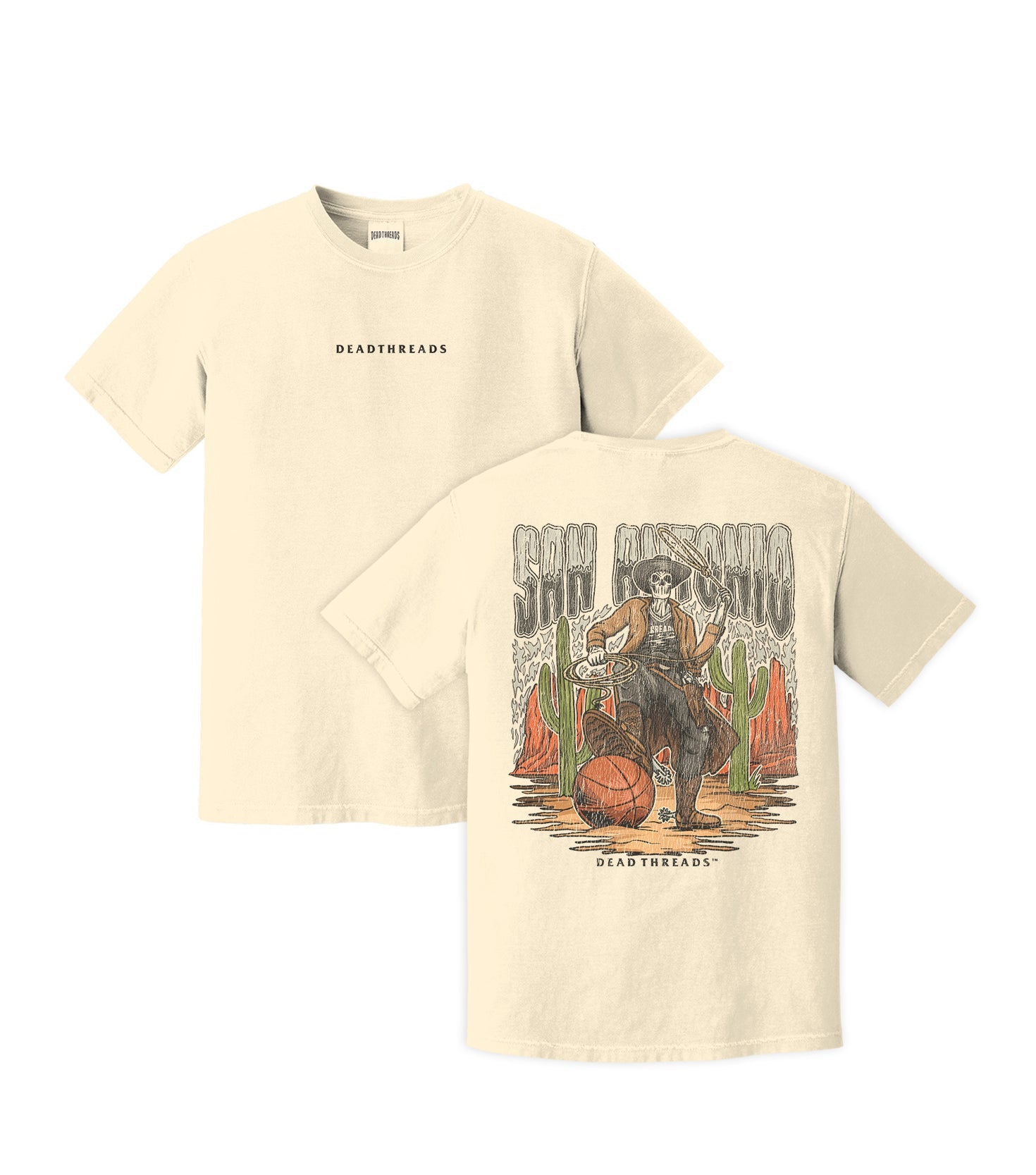 SAN ANTONIO BASKETBALL - “DT ESSENTIAL" PREMIUM T - SHIRT – T-Shirt – Dead Threads Apparel