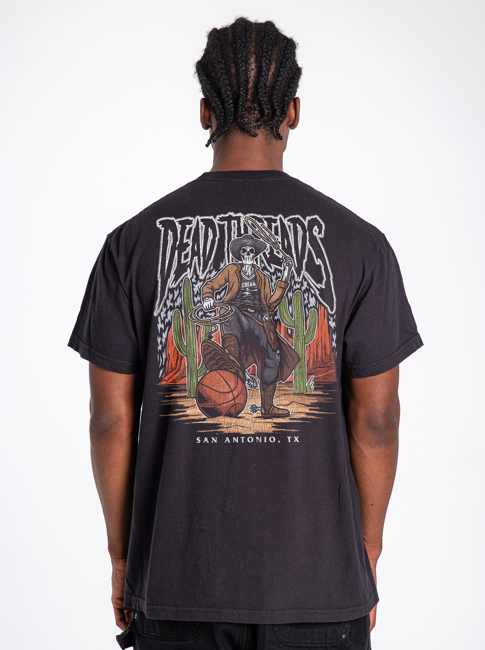 SAN ANTONIO BASKETBALL - “DT ESSENTIAL" PREMIUM T-SHIRT – T-Shirt – Dead Threads Apparel