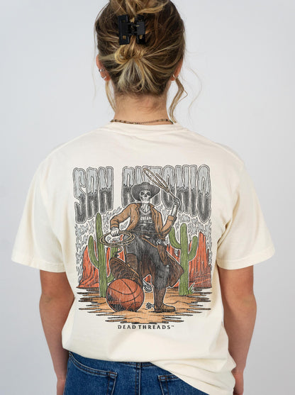 SAN ANTONIO BASKETBALL - “DT ESSENTIAL" PREMIUM T - SHIRT – T-Shirt – Dead Threads Apparel