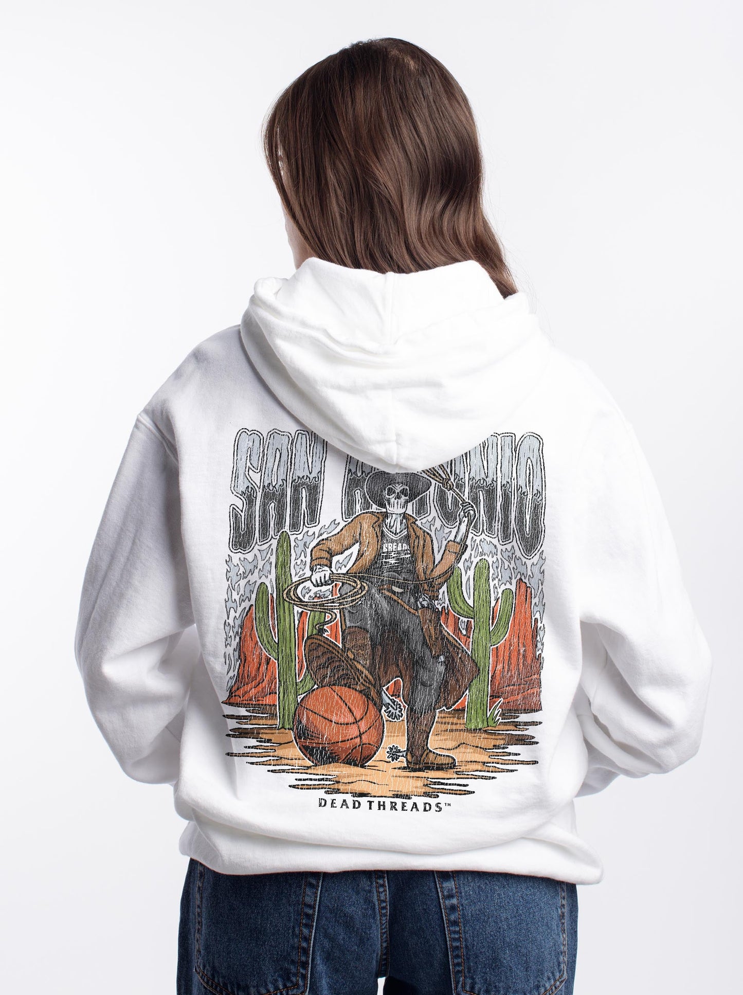 SAN ANTONIO BASKETBALL - HOODIE – Hoodie – Dead Threads Apparel