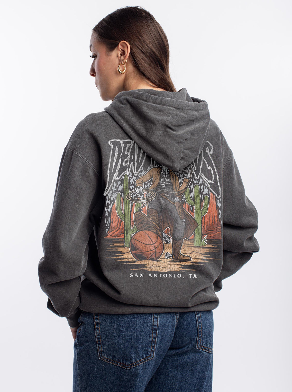 SAN ANTONIO BASKETBALL - HOODIE – Hoodie – Dead Threads Apparel