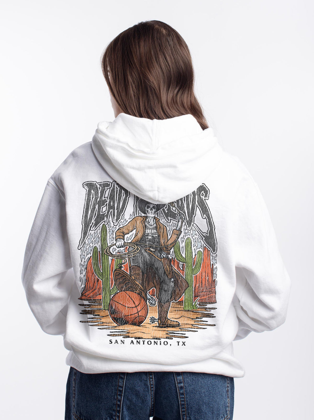 SAN ANTONIO BASKETBALL - HOODIE – Hoodie – Dead Threads Apparel