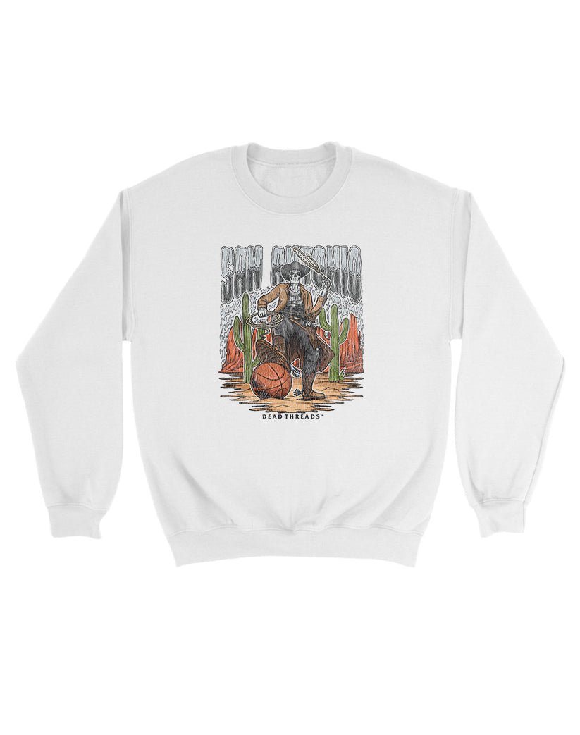 SAN ANTONIO BASKETBALL KIDS CREWNECK SWEATSHIRT – Kids clothes – Dead Threads Apparel