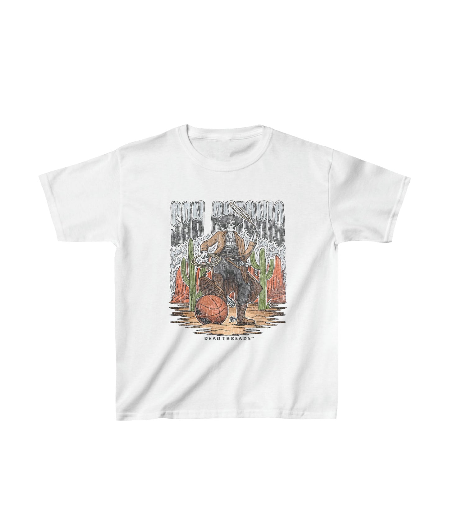 SAN ANTONIO BASKETBALL - KIDS – Kids clothes – Dead Threads Apparel