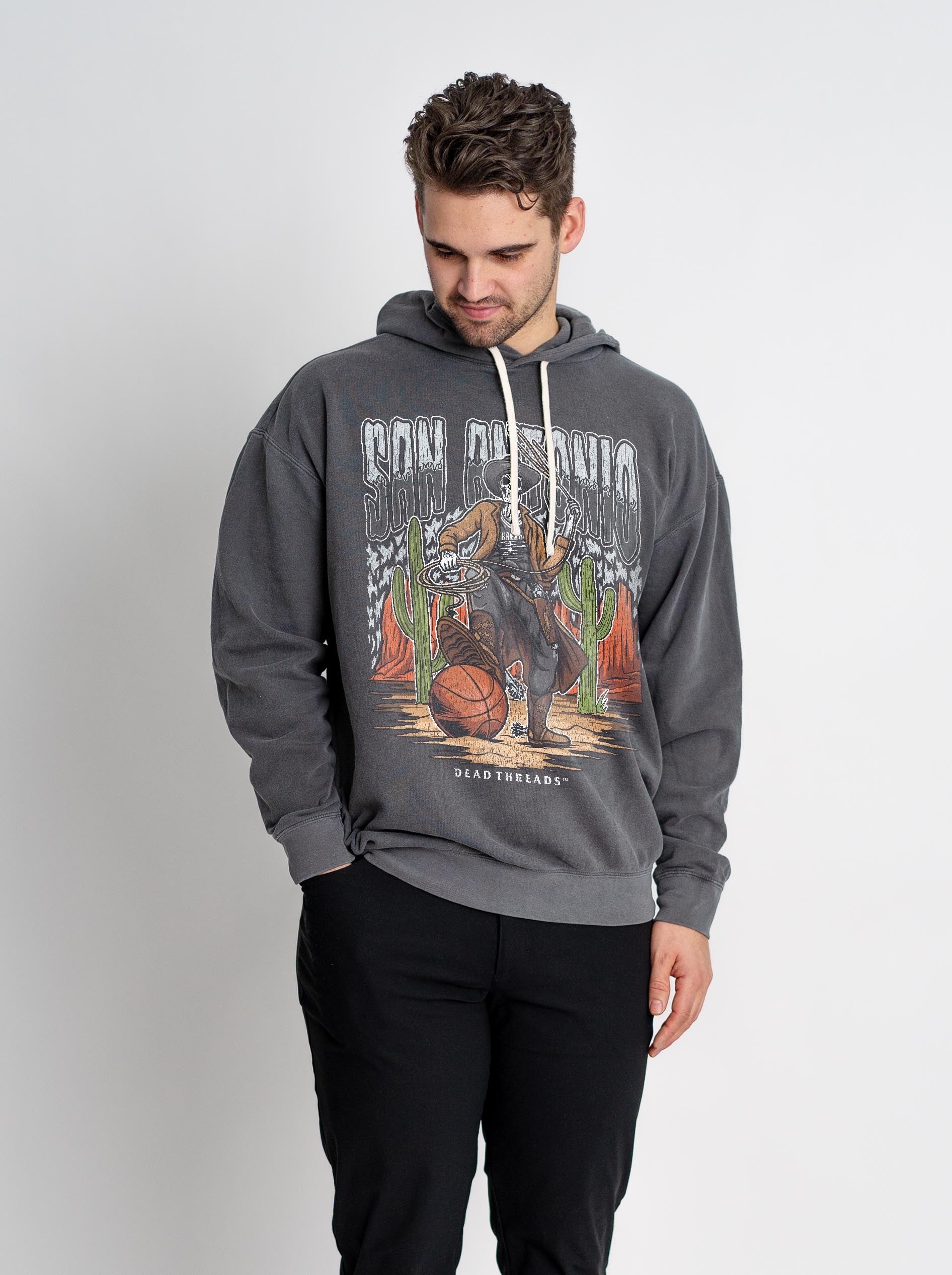 SAN ANTONIO BASKETBALL - LIGHTWEIGHT HOODIE – Lightweight – Dead Threads Apparel
