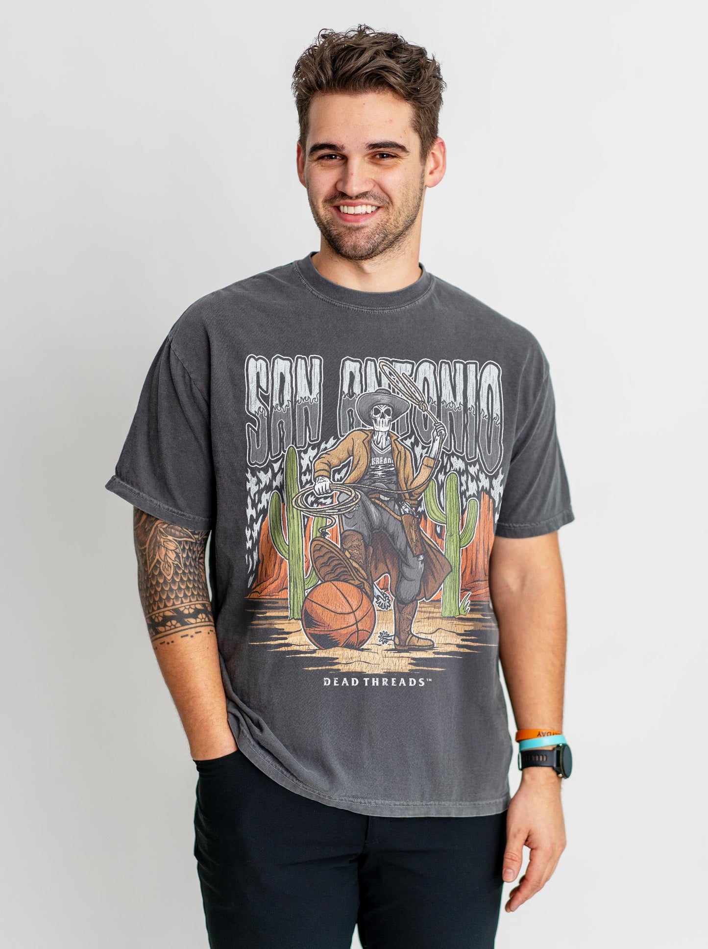 SAN ANTONIO BASKETBALL – T-Shirt – Dead Threads Apparel