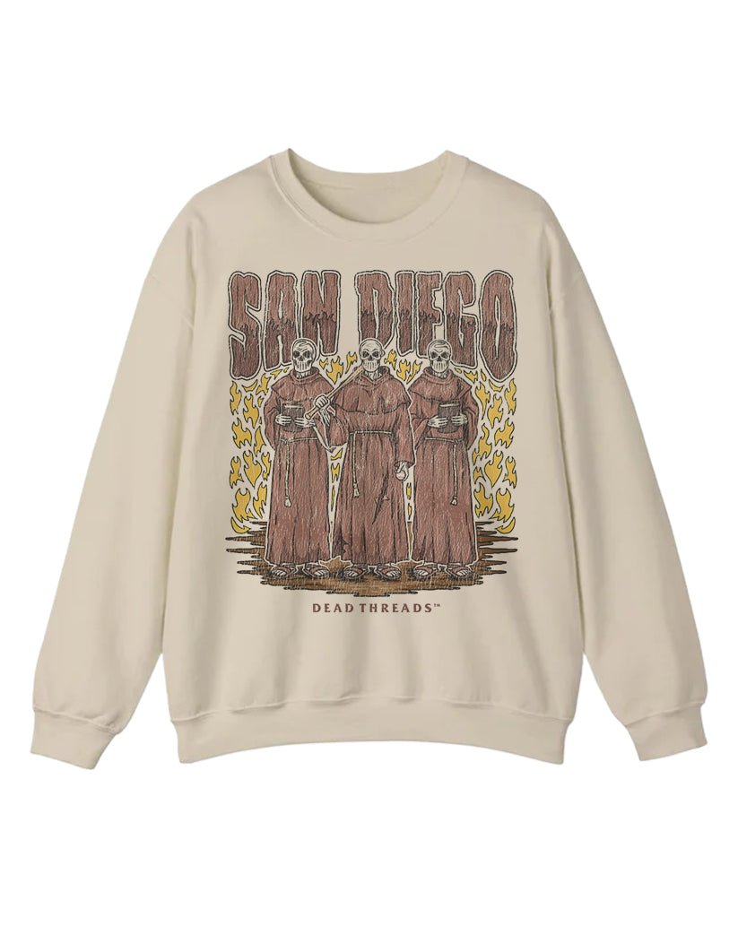 SAN DIEGO BASEBALL CREWNECK SWEATSHIRT – Sweatshirt – Dead Threads Apparel