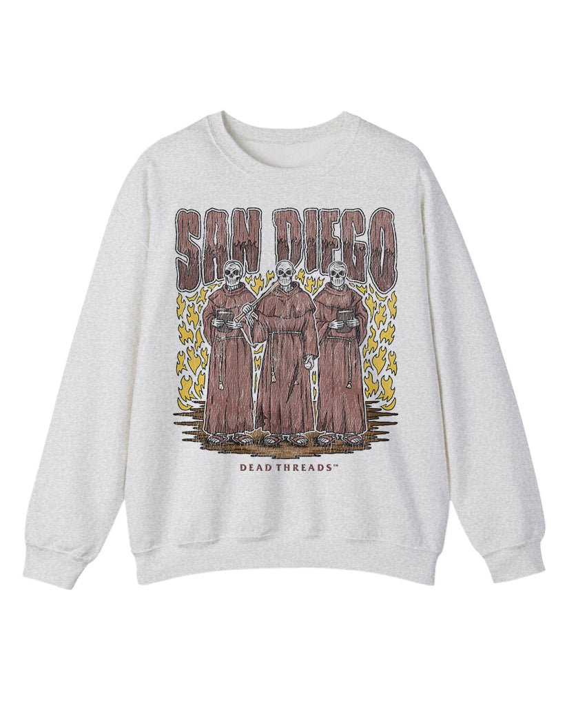 SAN DIEGO BASEBALL CREWNECK SWEATSHIRT – Sweatshirt – Dead Threads Apparel