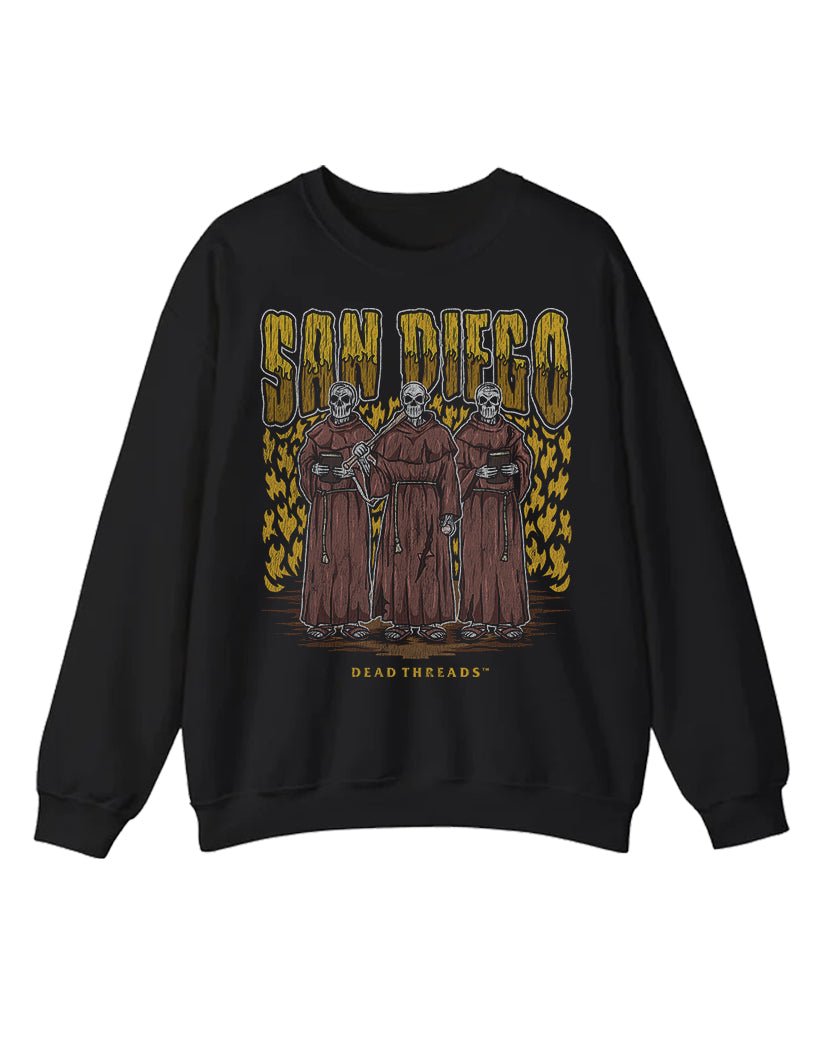 SAN DIEGO BASEBALL CREWNECK SWEATSHIRT – Sweatshirt – Dead Threads Apparel
