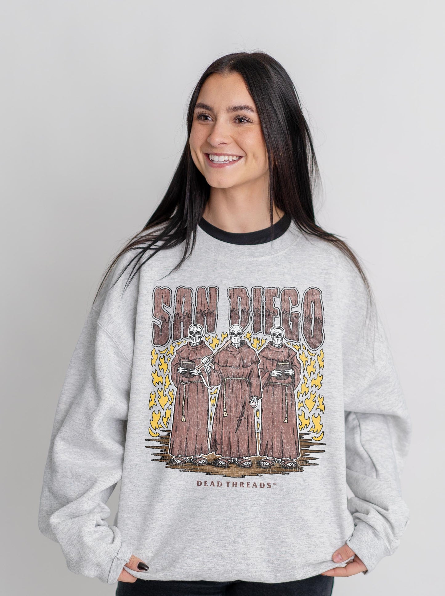 SAN DIEGO BASEBALL CREWNECK SWEATSHIRT – Sweatshirt – Dead Threads Apparel