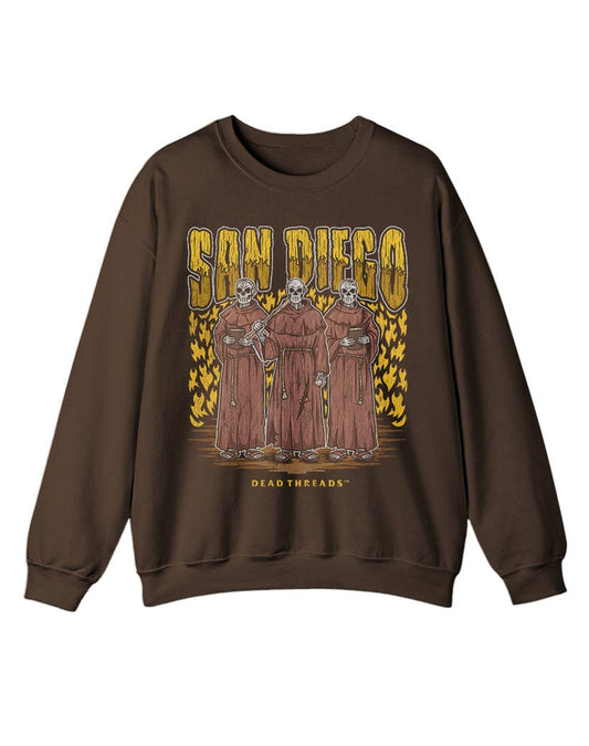 SAN DIEGO BASEBALL CREWNECK SWEATSHIRT – Sweatshirt – Dead Threads Apparel