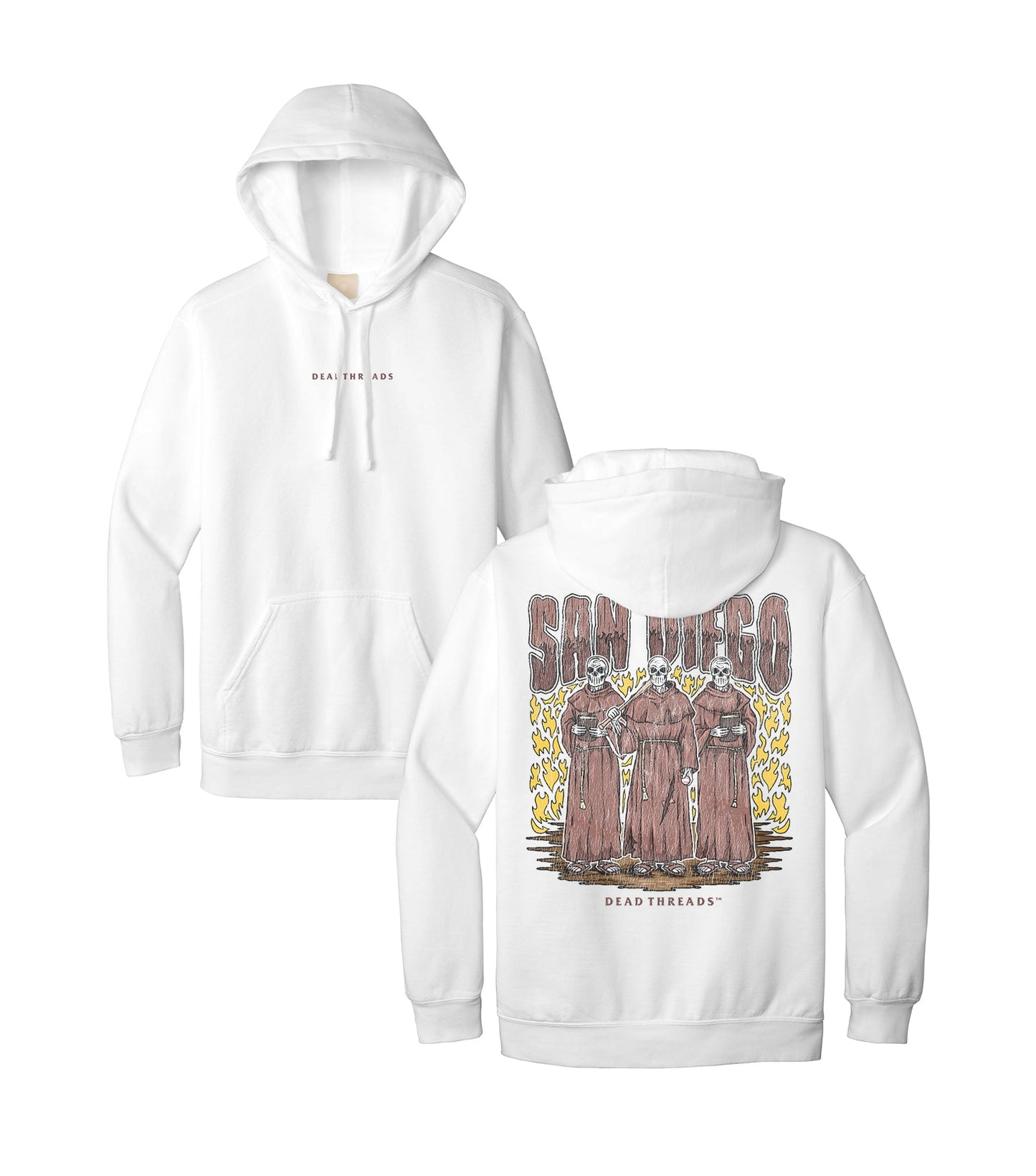 SAN DIEGO BASEBALL - “DT ESSENTIAL" HOODIE – Hoodie – Dead Threads Apparel