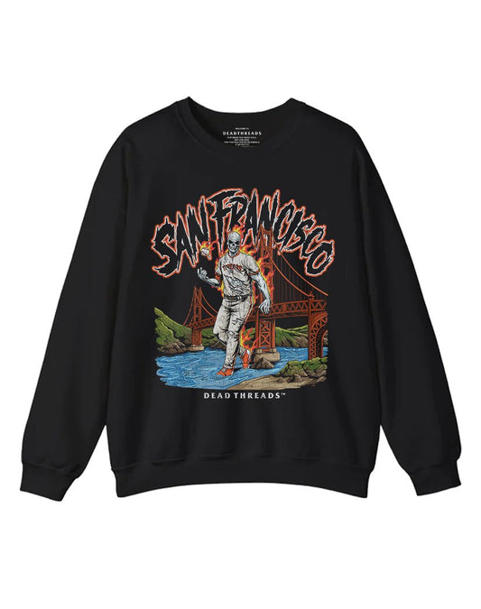 SAN FRANCISCO BASEBALL CREWNECK SWEATSHIRT – Sweatshirt – Dead Threads Apparel