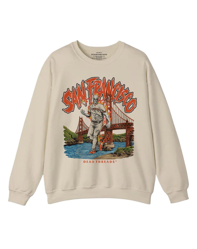 SAN FRANCISCO BASEBALL CREWNECK SWEATSHIRT – Sweatshirt – Dead Threads Apparel
