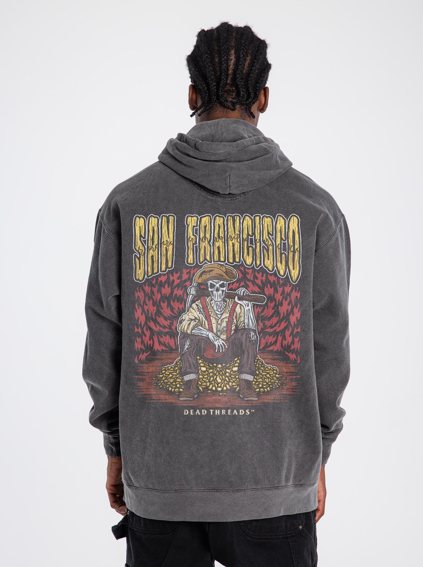 SAN FRANCISCO FOOTBALL - “DT ESSENTIAL" HOODIE – Hoodie – Dead Threads Apparel