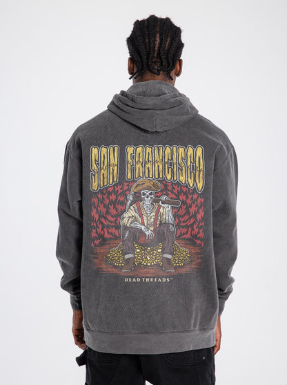 SAN FRANCISCO FOOTBALL - “DT ESSENTIAL" HOODIE – Hoodie – Dead Threads Apparel