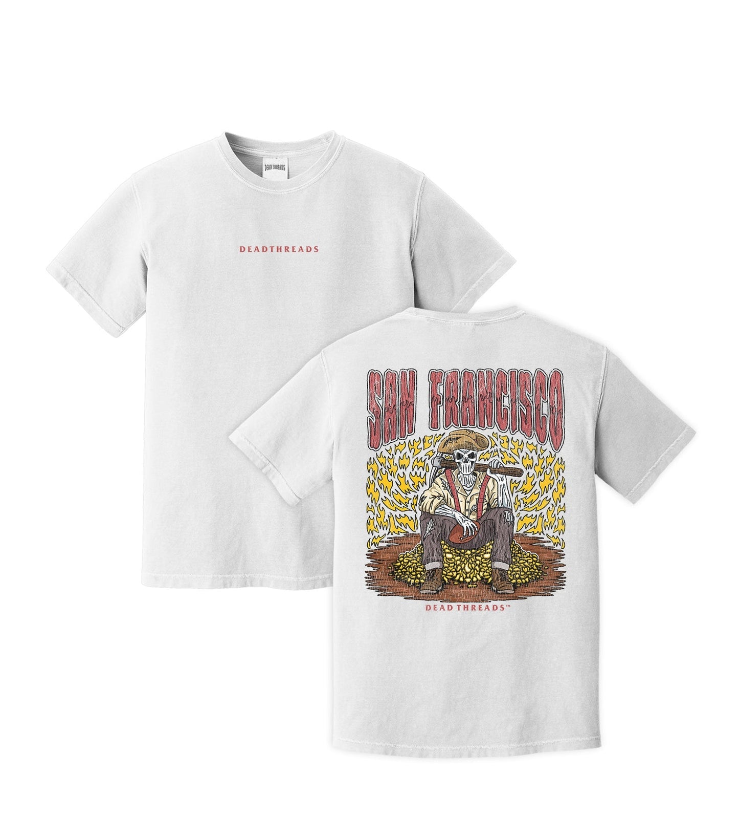 SAN FRANCISCO FOOTBALL - “DT ESSENTIAL" PREMIUM T - SHIRT – T-Shirt – Dead Threads Apparel