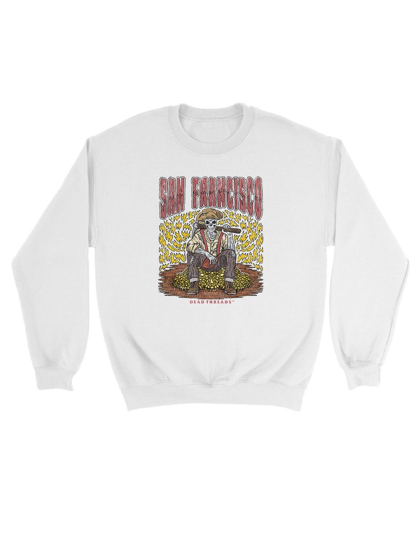 SAN FRANCISCO FOOTBALL v1 KIDS CREWNECK SWEATSHIRT – Kids clothes – Dead Threads Apparel