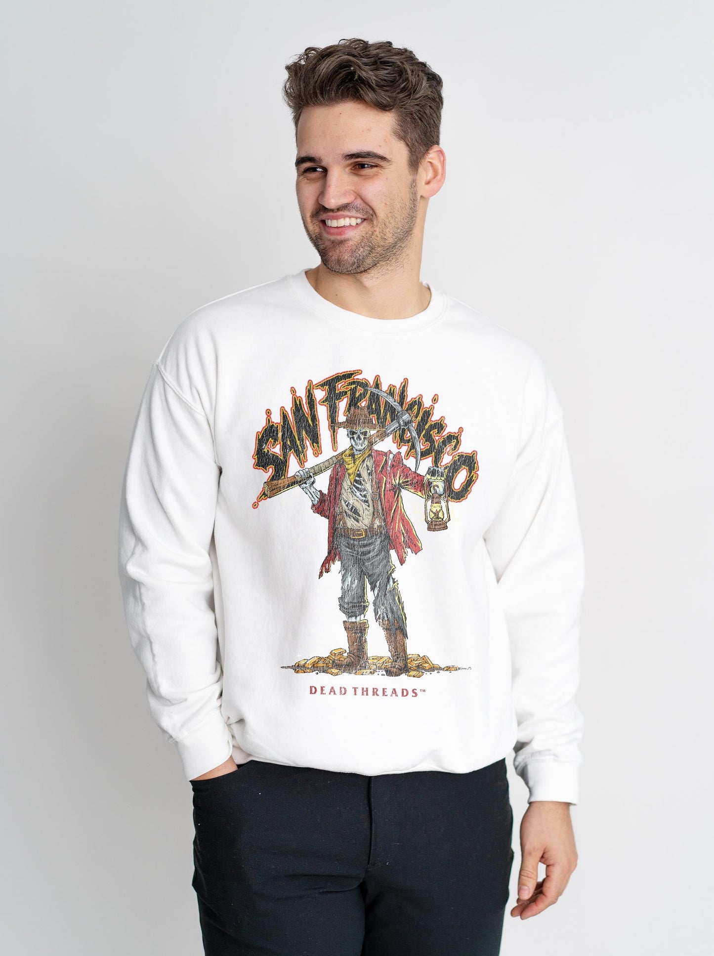 SAN FRANCISCO FOOTBALL v2 CREWNECK SWEATSHIRT – Sweatshirt – Dead Threads Apparel