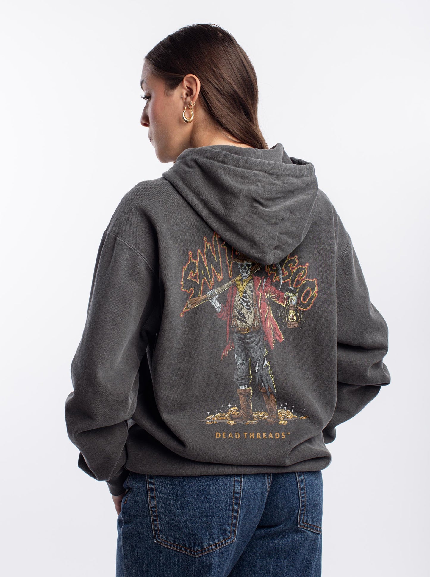 SAN FRANCISCO FOOTBALL v2 - “DT ESSENTIAL" HOODIE – Hoodie – Dead Threads Apparel