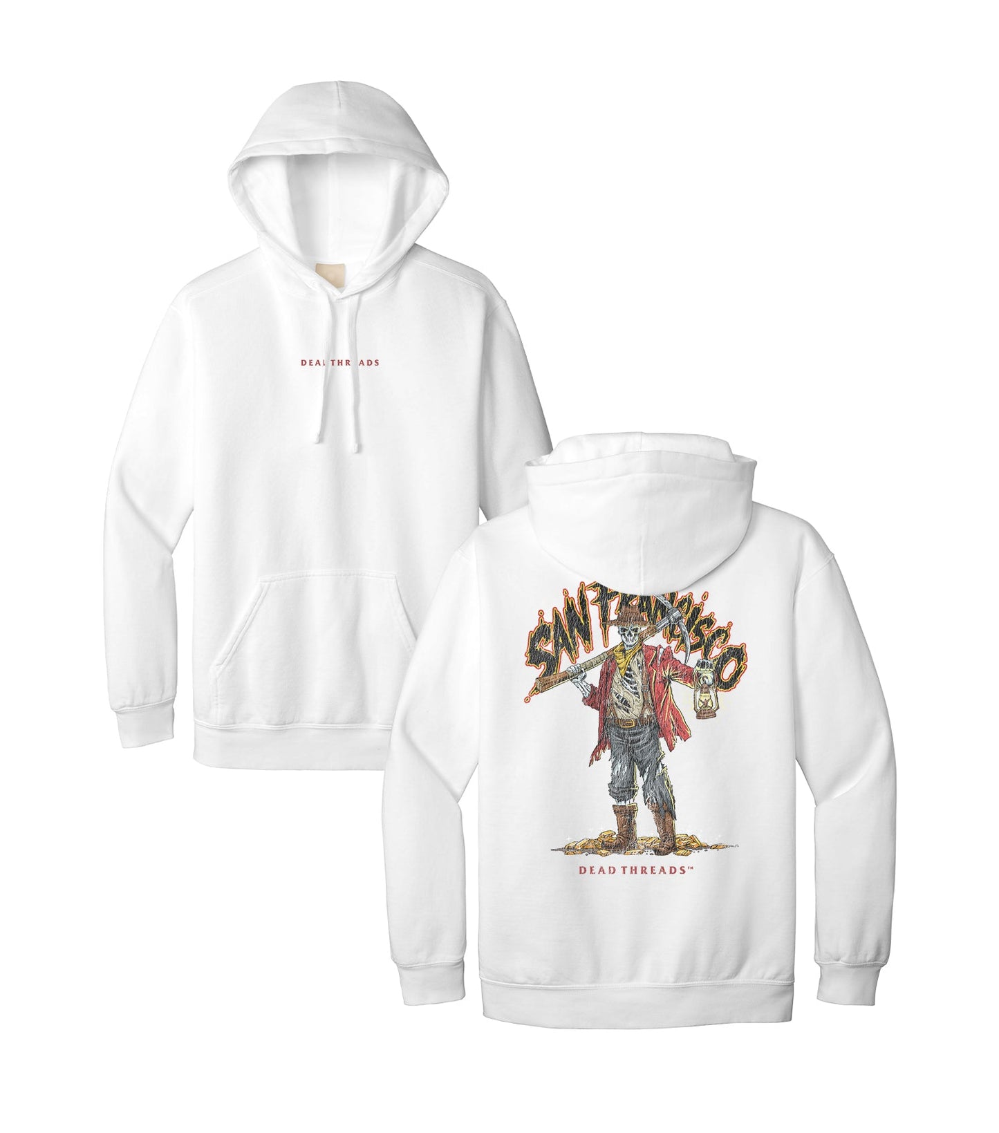 SAN FRANCISCO FOOTBALL v2 - “DT ESSENTIAL" HOODIE – Hoodie – Dead Threads Apparel