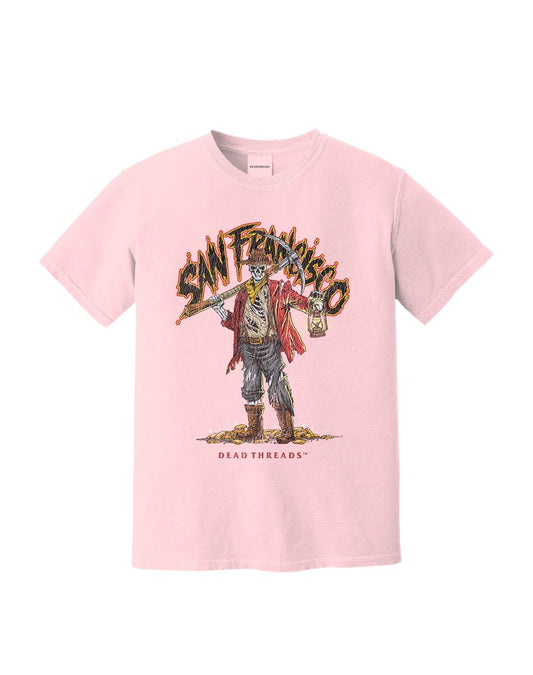 SAN FRANCISCO FOOTBALL v2 - PINK – T-Shirt – Dead Threads Apparel