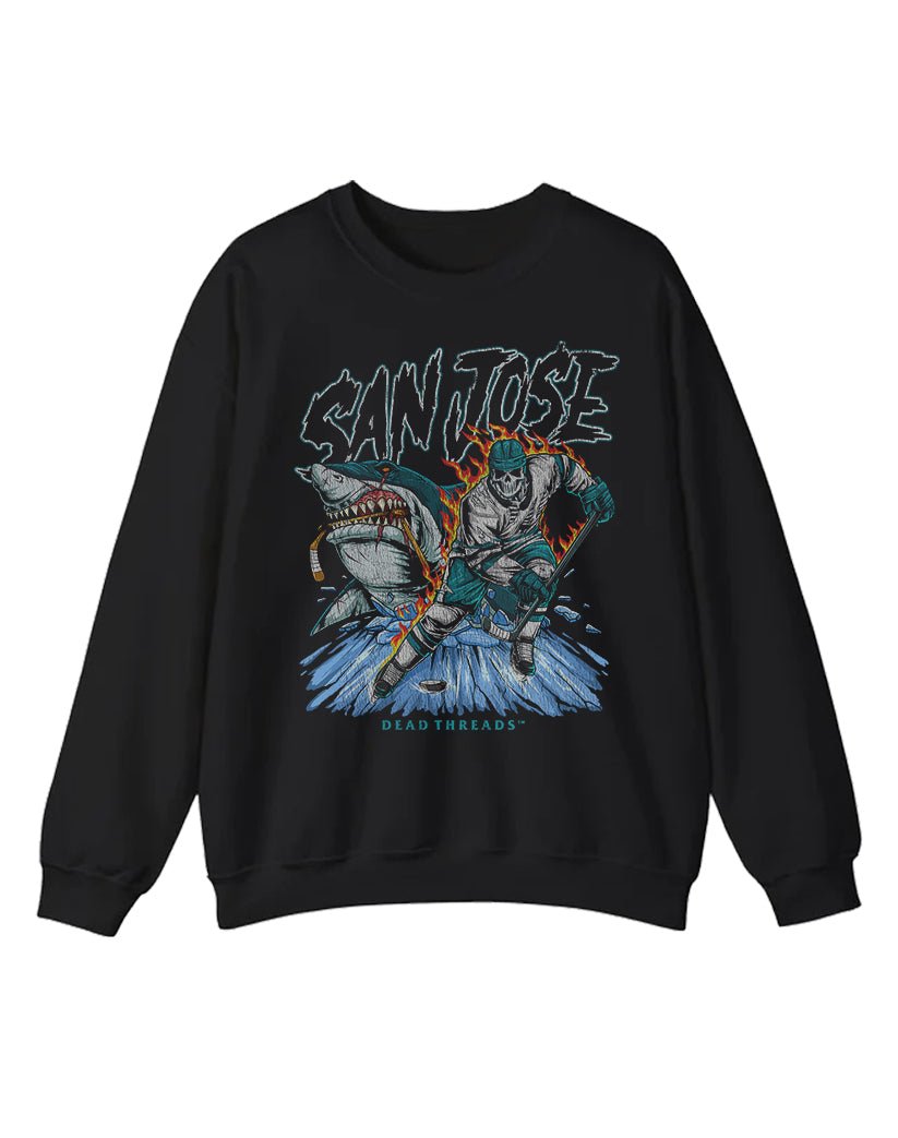 SAN JOSE HOCKEY CREWNECK SWEATSHIRT – Sweatshirt – Dead Threads Apparel
