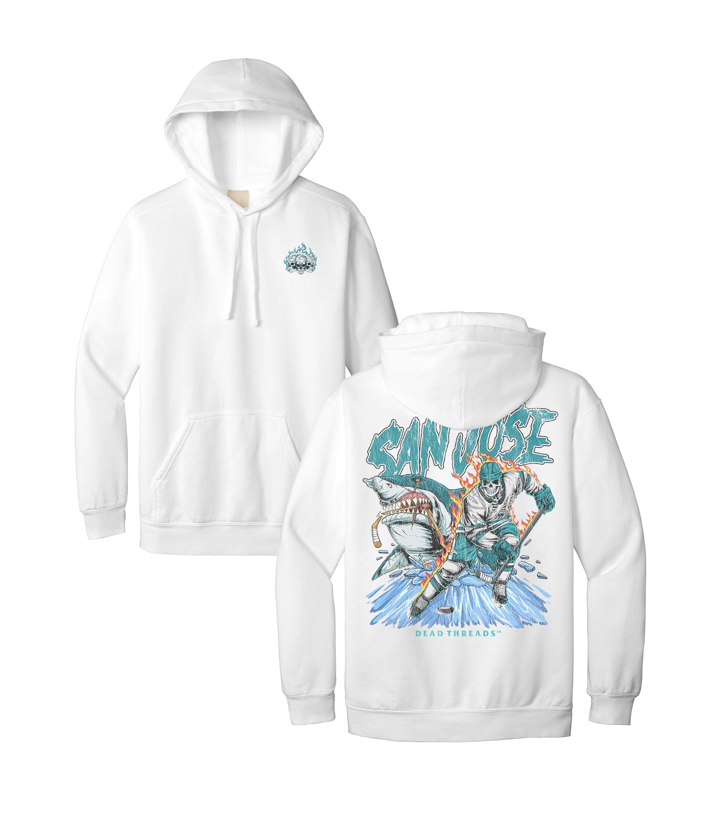 SAN JOSE HOCKEY - HOODIE – Hoodie – Dead Threads Apparel