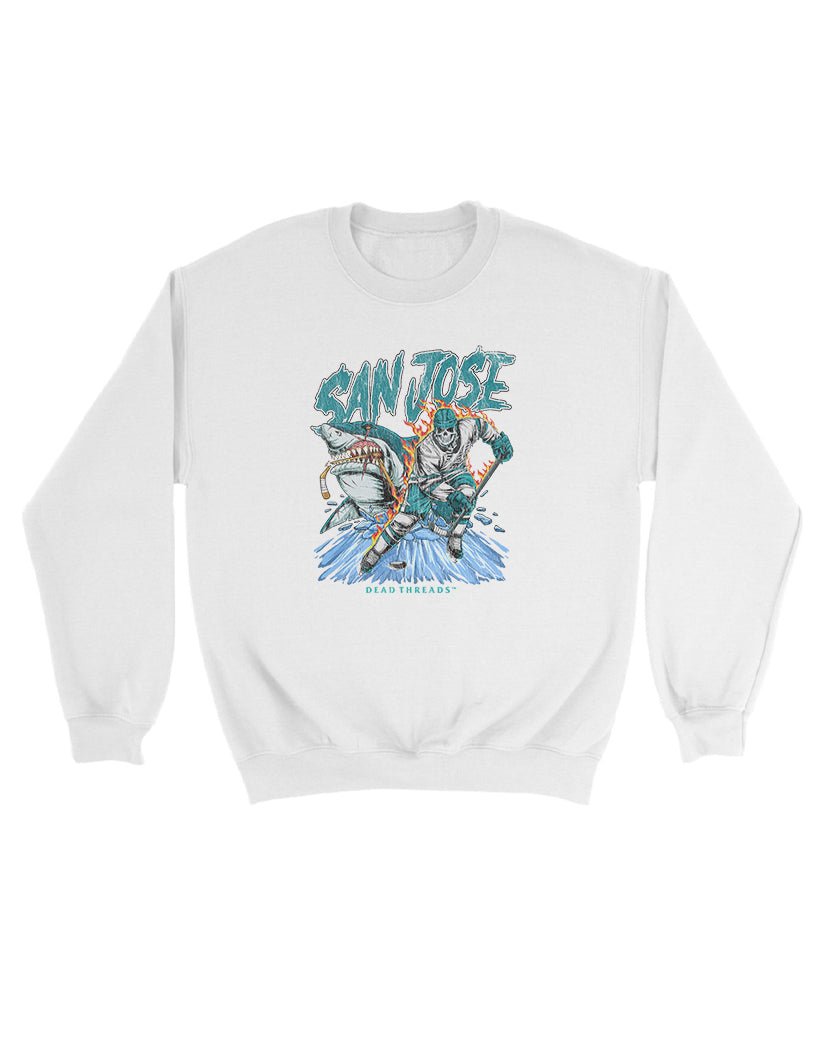 SAN JOSE HOCKEY KIDS CREWNECK SWEATSHIRT – Kids clothes – Dead Threads Apparel