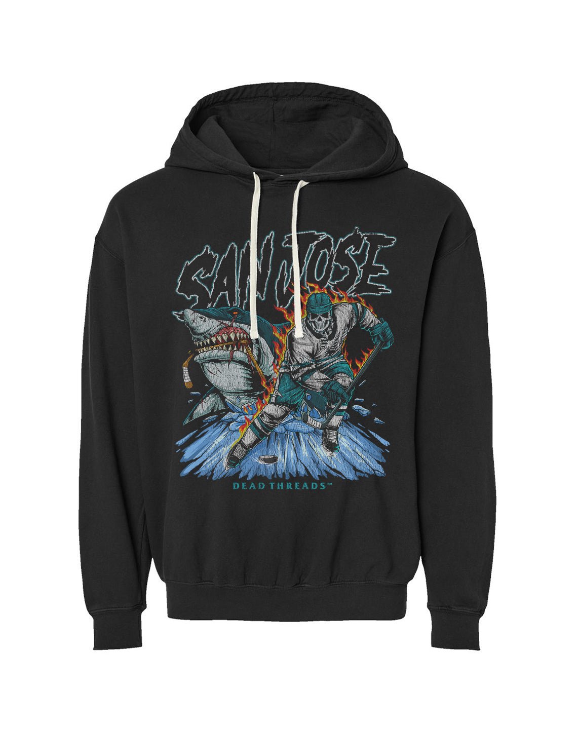 SAN JOSE HOCKEY - LIGHTWEIGHT HOODIE – Lightweight – Dead Threads Apparel