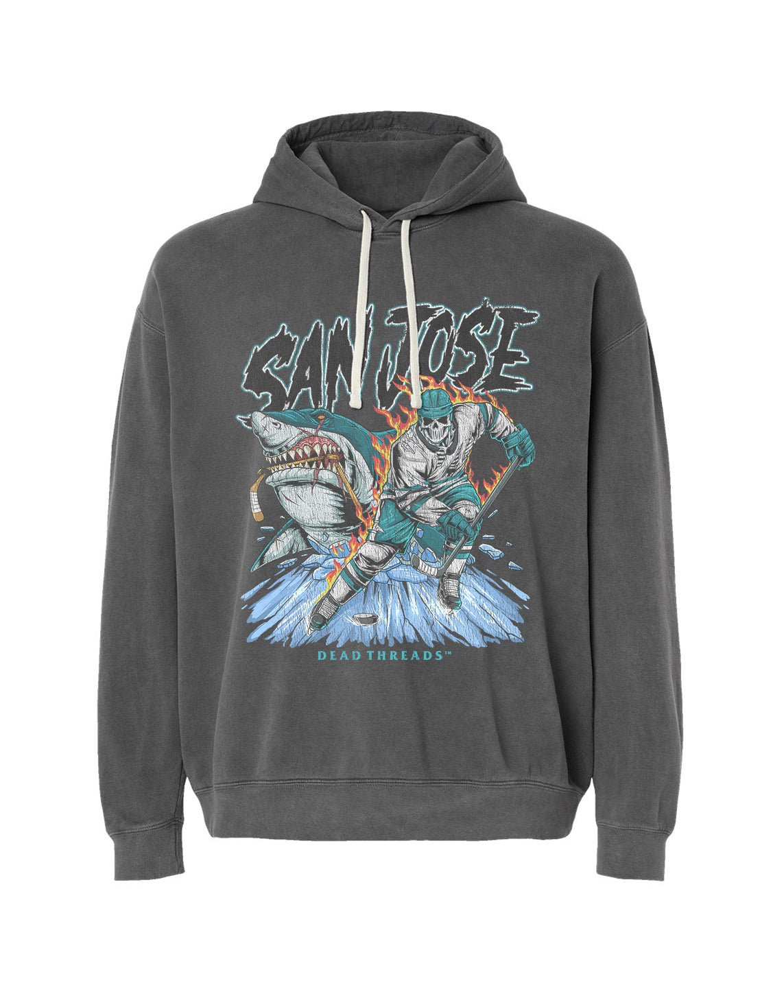 SAN JOSE HOCKEY - LIGHTWEIGHT HOODIE – Lightweight – Dead Threads Apparel