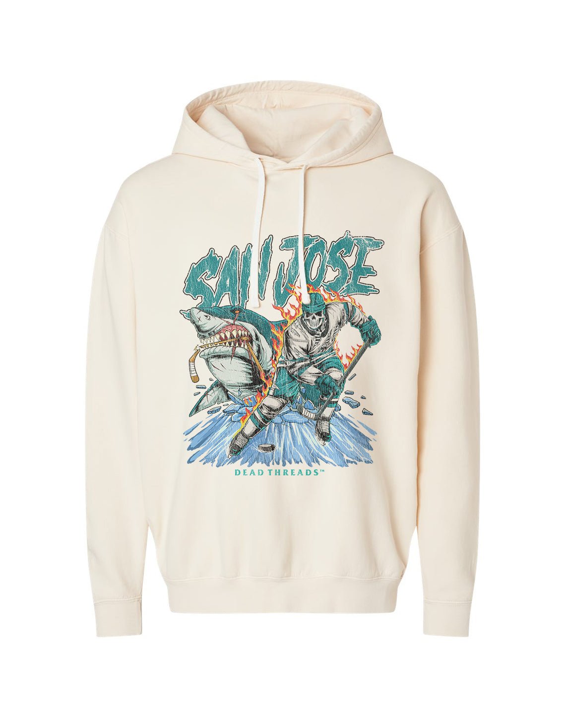 SAN JOSE HOCKEY - LIGHTWEIGHT HOODIE – Lightweight – Dead Threads Apparel
