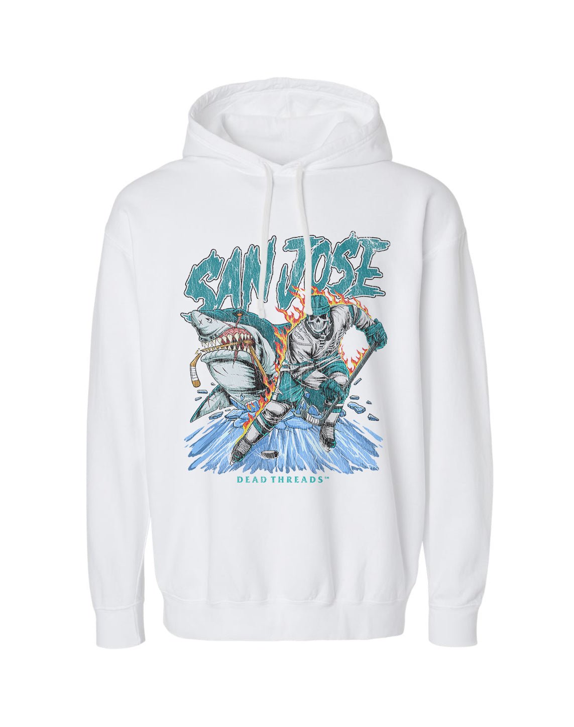 SAN JOSE HOCKEY - LIGHTWEIGHT HOODIE – Lightweight – Dead Threads Apparel