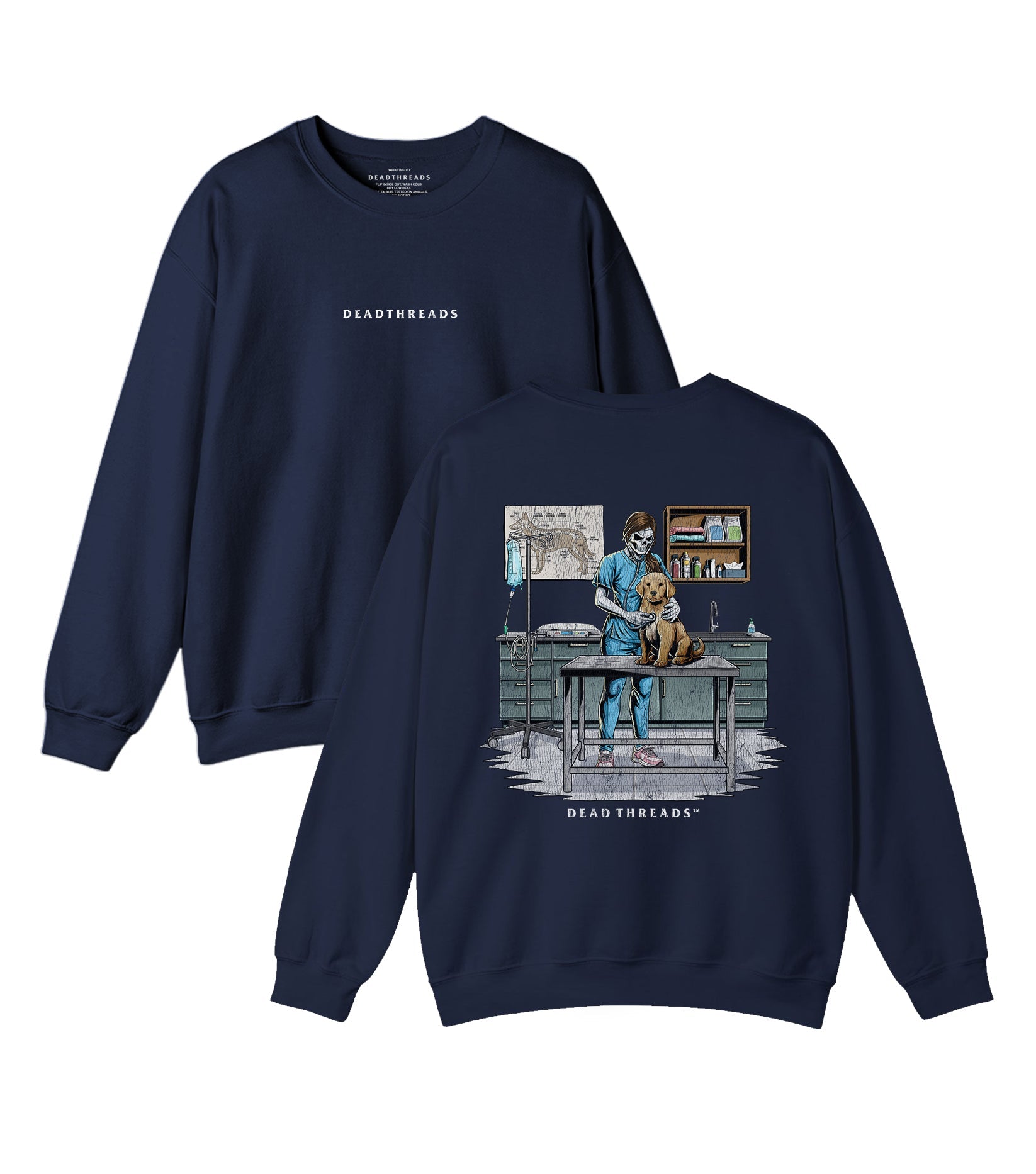 SCARS & ADRs - “DT ESSENTIAL" CREWNECK SWEATSHIRT – Sweatshirt – Dead Threads Apparel