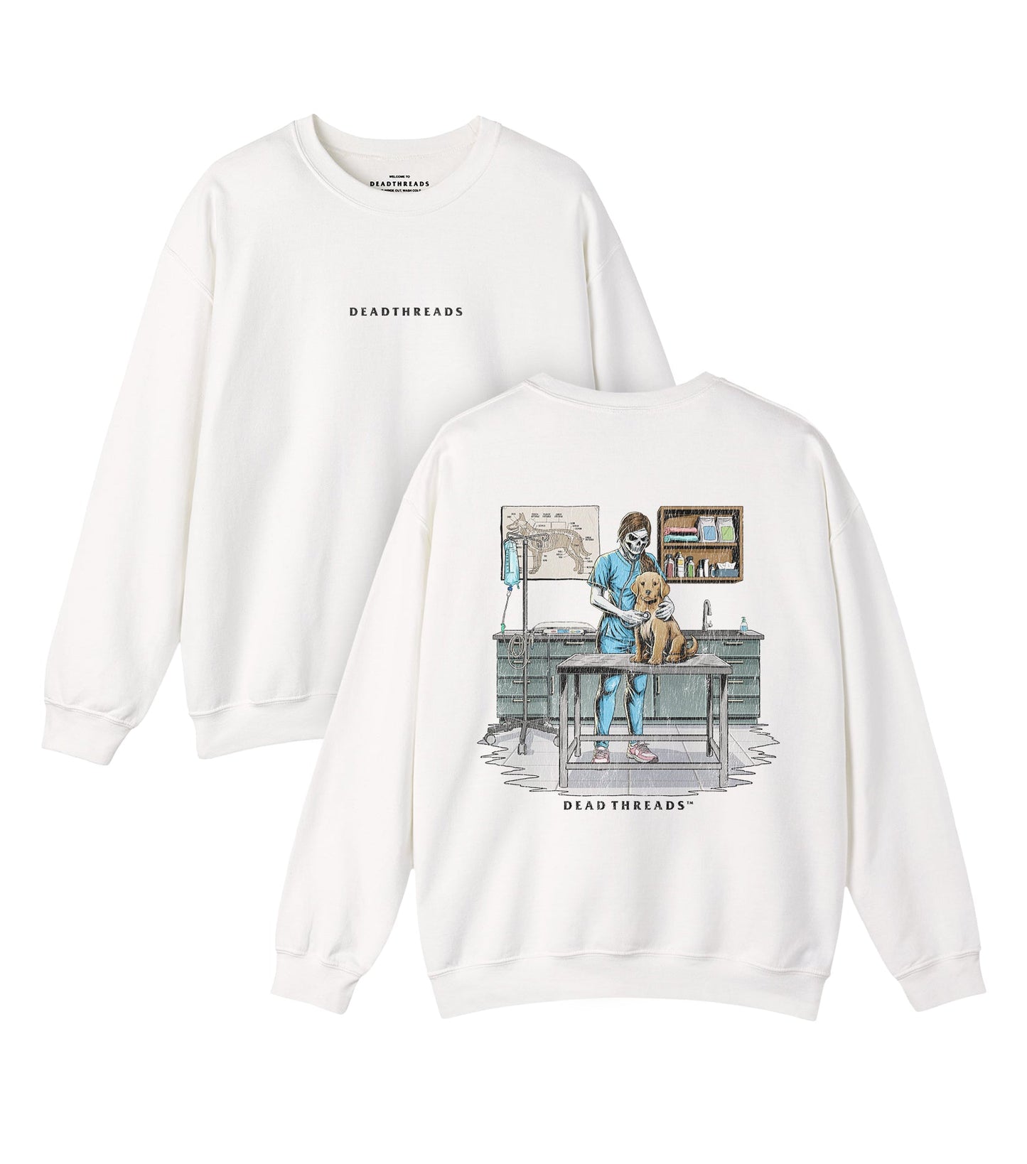 SCARS & ADRs - “DT ESSENTIAL" CREWNECK SWEATSHIRT – Sweatshirt – Dead Threads Apparel