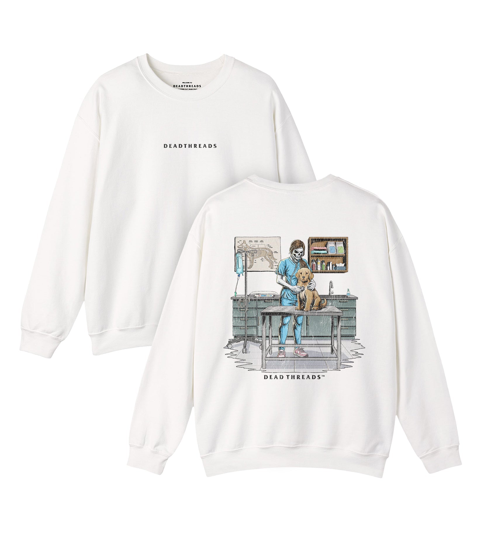 SCARS & ADRs - “DT ESSENTIAL" CREWNECK SWEATSHIRT – Sweatshirt – Dead Threads Apparel