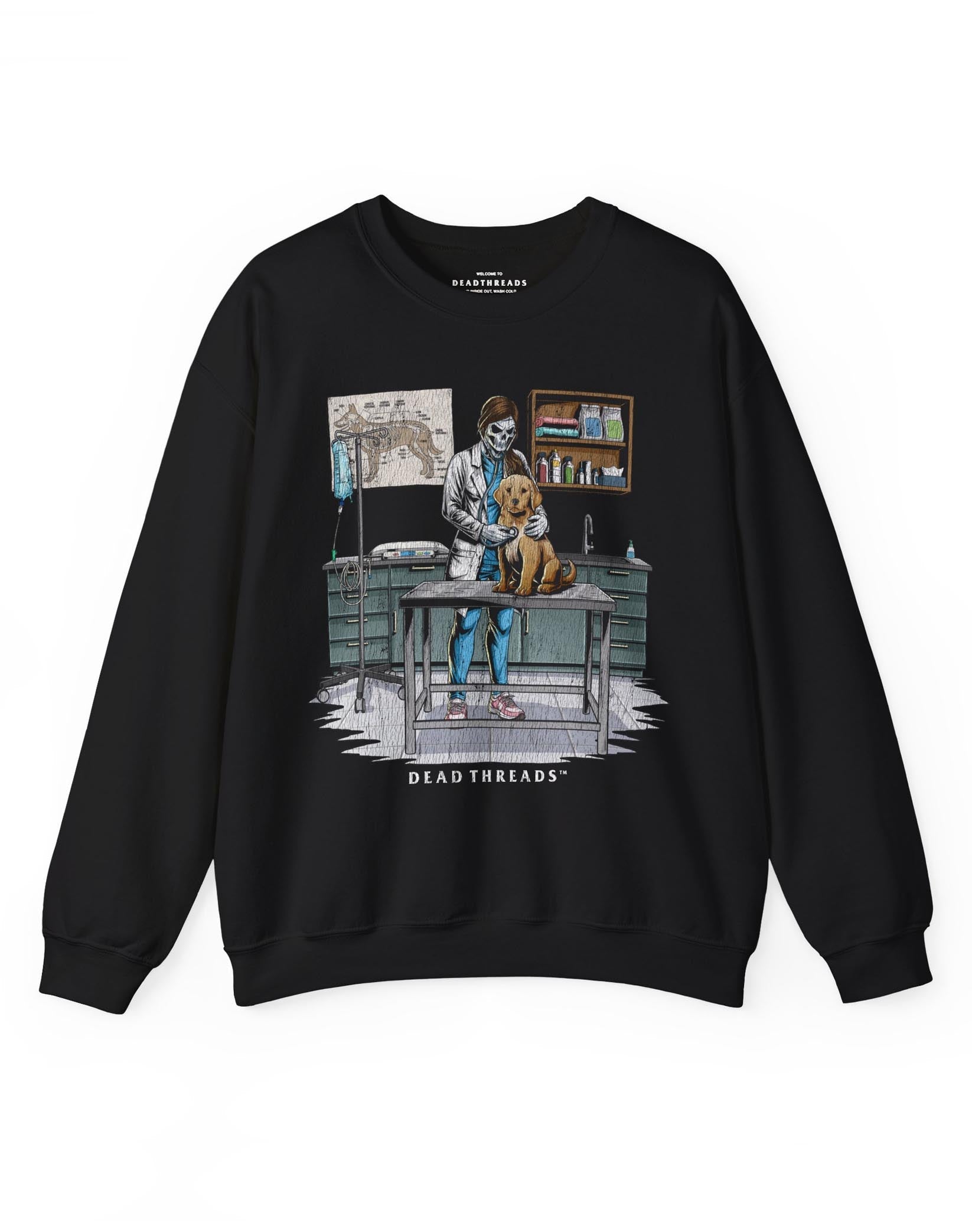 SCARS & ADRs (JACKET, FEMALE) CREWNECK SWEATSHIRT – Sweatshirt – Dead Threads Apparel